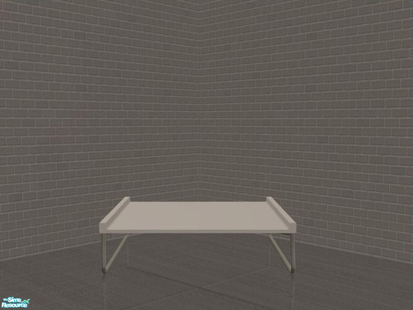 Sims 2 — White Office - Coffetable by ShinoKCR — 