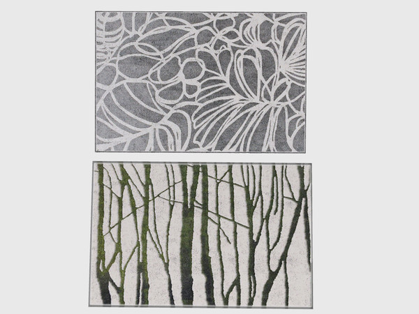 Sims 4 — Living Cedar - Rug by ung999 — Living Cedar - Rug Colors Option : 2