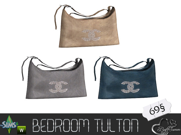 Sims 4 — Tulton Bedroom Handbag (Decoration) by BuffSumm — Modern, cozy, cheap. Your young Sim want to move out from
