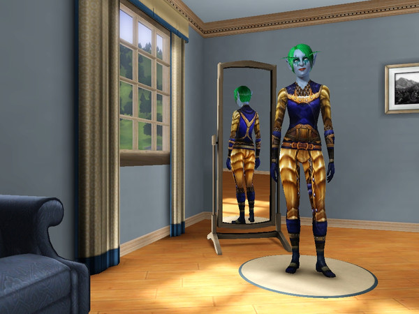 Sims 3 — Huntress Armor 1 by egyptiansimlover2 — 