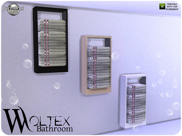 Sims 4 — Woltex wall towels deco by jomsims — Woltex wall towels deco