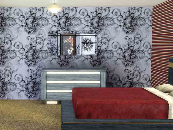 Sims 3 — Noir by LunaTemple2 — Part of the Whimsical Pattern pack