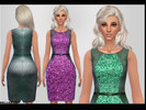 Sims 4 — Shimmer Dress by bellefort2 — casual/formal/party outfits