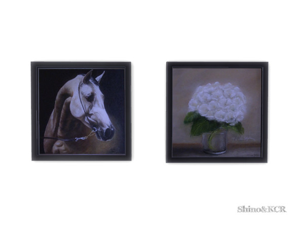 Sims 4 — Dining Eboni - Painting by ShinoKCR — Painting for everywhere, fits in every classic Home, shiny Eboni frame