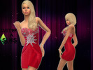 Sims 4 — Red Dress  by Customasims — This is a beautiful red dress for your sims. I hope you like it ! XOXO