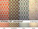 Sims 4 — Retro Wall Set  by Mike_Dixgard — this is a wall recolor-set in retro-style by Mike Dixgard