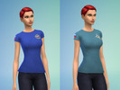 Sims 4 — EMERCOM T-Shirt by Entuors2 — Formal EMERCOM (Russian Emergency Control Ministry) female t-shirt in 2 colors.