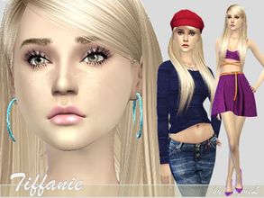 Sims 4 — Tiffanie - Teen by TugmeL — A beautiful Teen model named Tiffanie!. Here is the list of ALL The CC files you