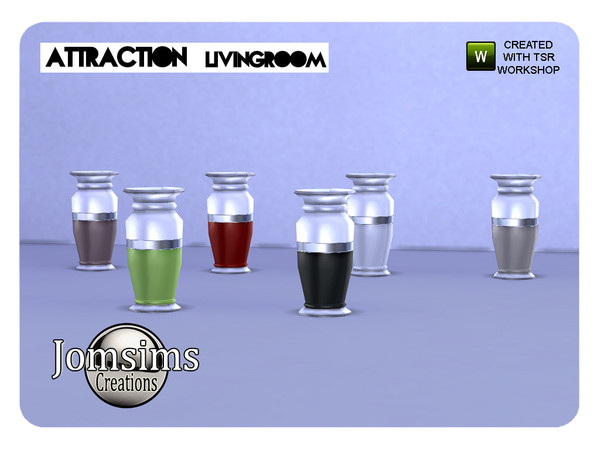 Sims 4 — Attraction vase deco by jomsims — Attraction vase deco