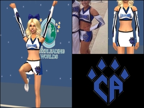 Sims 2 — CA Cheetahs Female Uniform for Teens by Cheer4Sims2 — CA Cheetahs Female Uniform for Teens