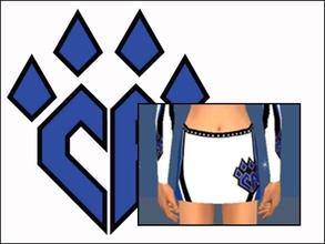 Sims 2 — CA Cheetahs Female Uniform Skirt for Teens by Cheer4Sims2 — CA Cheetahs Female Uniform Skirt for Teens