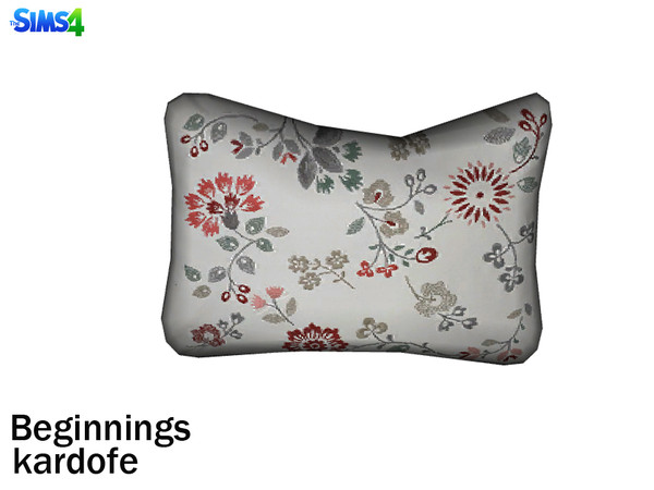 Sims 4 — kardofe_beginnings_cushions by kardofe — Nice and colorful embroidery cushion