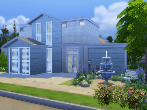 Sims 4 — Opal by Suzz86 — This cozy house offers you a lot of space,and interior in light and relaxing colors. The house