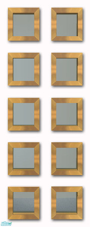 Sims 2 — GEA-XTRA MultiSquares STRAIGHT by simtomatic — You'll need to download the GEA Window 1-Tile STRAIGHT at the