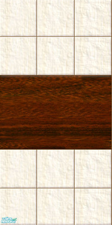 Sims 2 — Moderna1 - mdp02 by perelinka — Modern tiled wall with panel (teak and sandstone).