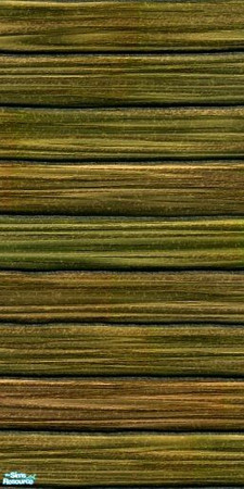 Sims 2 — A420 Old Green Wooden Siding (Side 2) by Agent420 — Very old wood, weathered, slightly warped. A bit discolored