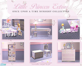Sims 2 — OUAT Princess Extras by Cashcraft — Recolor of the Extras for the Once Upon A Time Nursery Collection. The