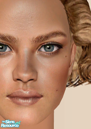 Sims 2 — Lip Set 002 - Pale Pink by ChazDesigns — A set of 9 Realistic lip glosses