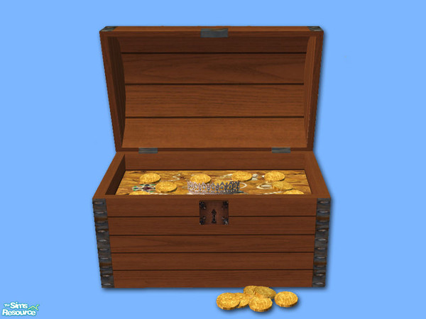 Sims 2 — Treasure Chest - Mesh by Shakeshaft — Part of a set of objects to create a Shipwreck for your simmies beaches,
