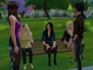 Sims 4 — Pretty Little Liars by tanithharbinger — Meet the Liar Household: Aria, Alison, Spencer, Hanna, and Emily. You