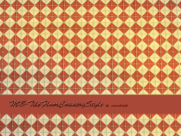 Sims 4 — MB-TileFloorCountryStyle by matomibotaki — MB-TileFloorCountryStyle, lovely matching tile floor with rough
