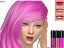Sims 4 — S4FD _ Glam Gloss by S4FD_UK — Custom lip gloss with teeth in 3 pink colours teen to adult everyday and party