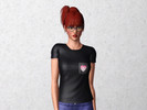 Sims 3 — AWG Pocket Tees by Korinap — Four pocket tees for your girls featuring designs from AWG for Glamour Kills.