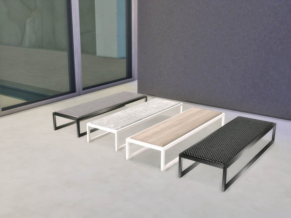 Sims 4 — Bedroom Cedar - Side Table by ung999 — Bedroom Cedar - Side Table Colors Option : 4