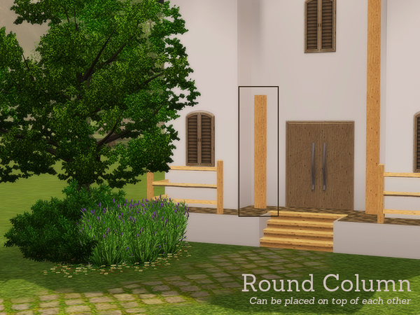 Sims 3 — Round Column by Angela — Round Column. Made by Angela as was requested. (2013)