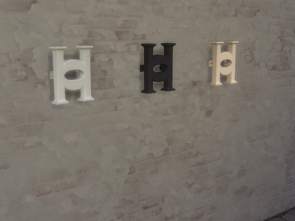 Sims 4 —  by 333EvE333 — Wall sculpture. Deco object. Sims 2 style.