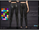 Sims 4 — High Waist PVC Leggings by SrslySims — **High Waist PVC Leggings** I have made for you 'High Waist PVC Leggings'