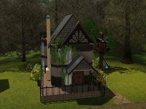 Sims 3 — House for Dragon Valley 1 by GoopyCarbon — This rustic home was created for Dragon Valley. It has 2 bedrooms, 2