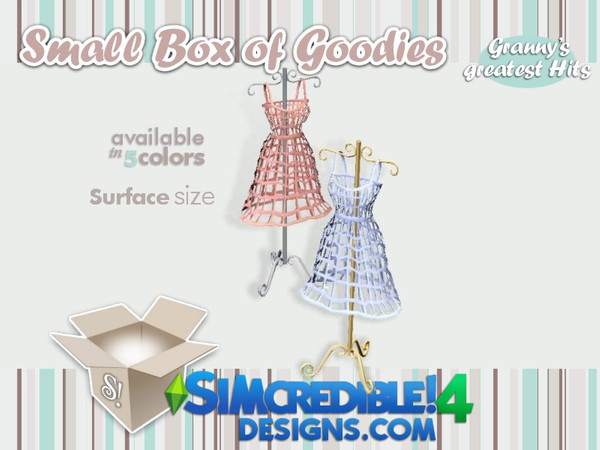 Sims 4 — Granny's Greatest Hits - Mannequin [Small] by SIMcredible! — It's SIMcredible! Small box of goodies #2 - Your