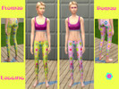 Sims 4 — Flower Power Legging by Bloup_32 — This is a legging , for hippies !