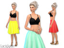 Sims 4 — Circle Skirt Recolors by LadySyren2 — Vibrant circle skirt recolors for your simmies. -Custom Thumb -20 color