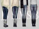 Sims 3 — Denim Jeans With Warm Socks by JS-Sims — Mesh by me. Available For: Female - YA / Adult Everyday, Formal,