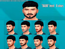 Sims 4 — "balbo" beard - 8 colours by tomasresendes94 — balbo beard available in 8 colours more downloads :