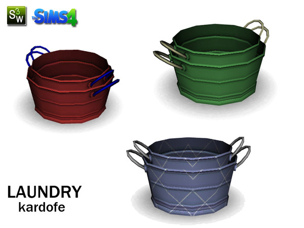 Sims 4 — kardofe_Laundry_basin by kardofe — Decorative bowl in three different colors