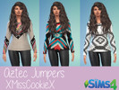 Sims 4 — Aztec Jumpers by xMissCookiex2 — 3 recolor aztec jumpers http://xmisscookiex.tumblr.com/ other downloads on my