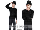 Sims 4 —  by sashas932 — This set contains 4 male sweaters Non default Please do not re-upload and modify I hope you like