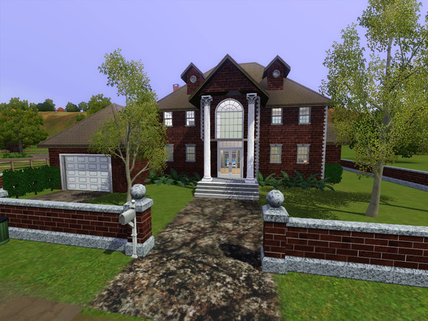 Sims 3 — Salt Box Home by Gamergurl101 — This beautiful home has a sunk in living room, 3 bedrooms and 1 bathroom.
