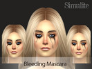 Sims 4 — Bleeding Mascara by SimuliteSim — Three styles of bleeding mascara. Female Child - Teen - Young Adult - Adult -