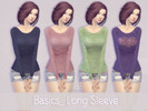 Sims 4 — Long Sleeve Shirt by UKTRASH — Simple shirt for anytime wear