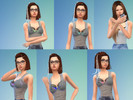 Sims 4 — Accessory Bra by KTG  by Kookie_The_Simmer — These are accessory bras that were made for Valentine's day. They