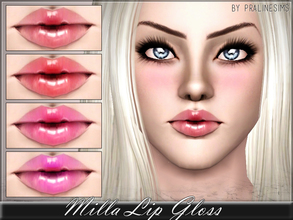 Sims 3 — Milla Lip Gloss by Pralinesims — New lipstick for your sims! Your sims will love their new look ;) - Fits with
