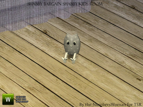 Sims 4 — Shabby Bargain Shabby Chic Kids Wierd Toy by TheNumbersWoman — Shabby yet affordable, the comfort oozes out of