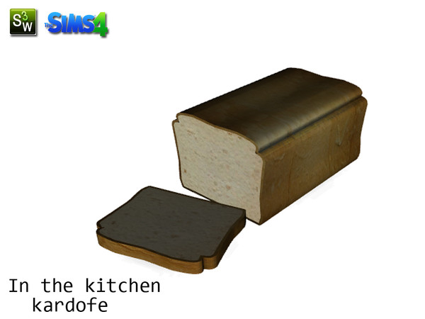 Sims 4 — kardofe_In the kitchen_Loaf of Bread by kardofe by kardofe — Loaf of bread for sandwiches