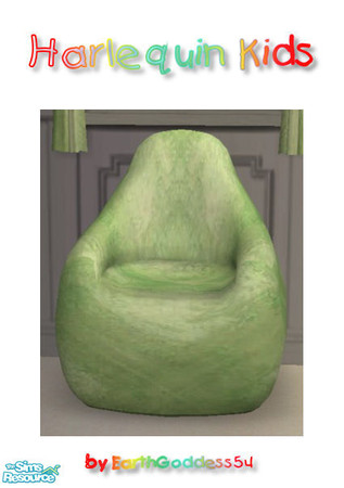 Sims 2 — Harlequin Kids Bedroom - Chair Green by EarthGoddess54 — Made to match my Harlequin Kids Bedroom. Enjoy!