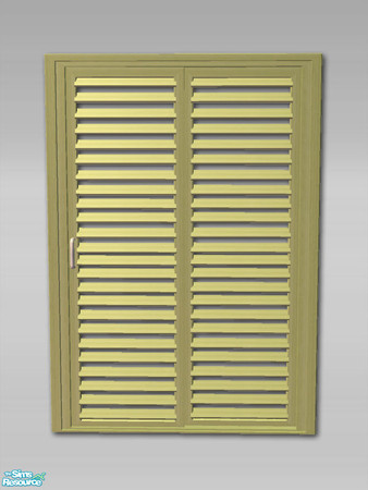 Sims 2 — Louvre Sliding Door - Recol05 by Shakeshaft — Part of a new Louvre Sliding Door Set to match my door and window