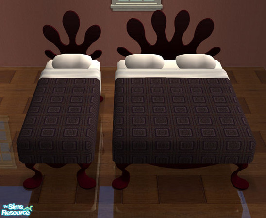Sims 2 — Bedding Boxseat-a - Plum Bronze by spacemouse — Bedding Boxseat-a - Plum Bronze